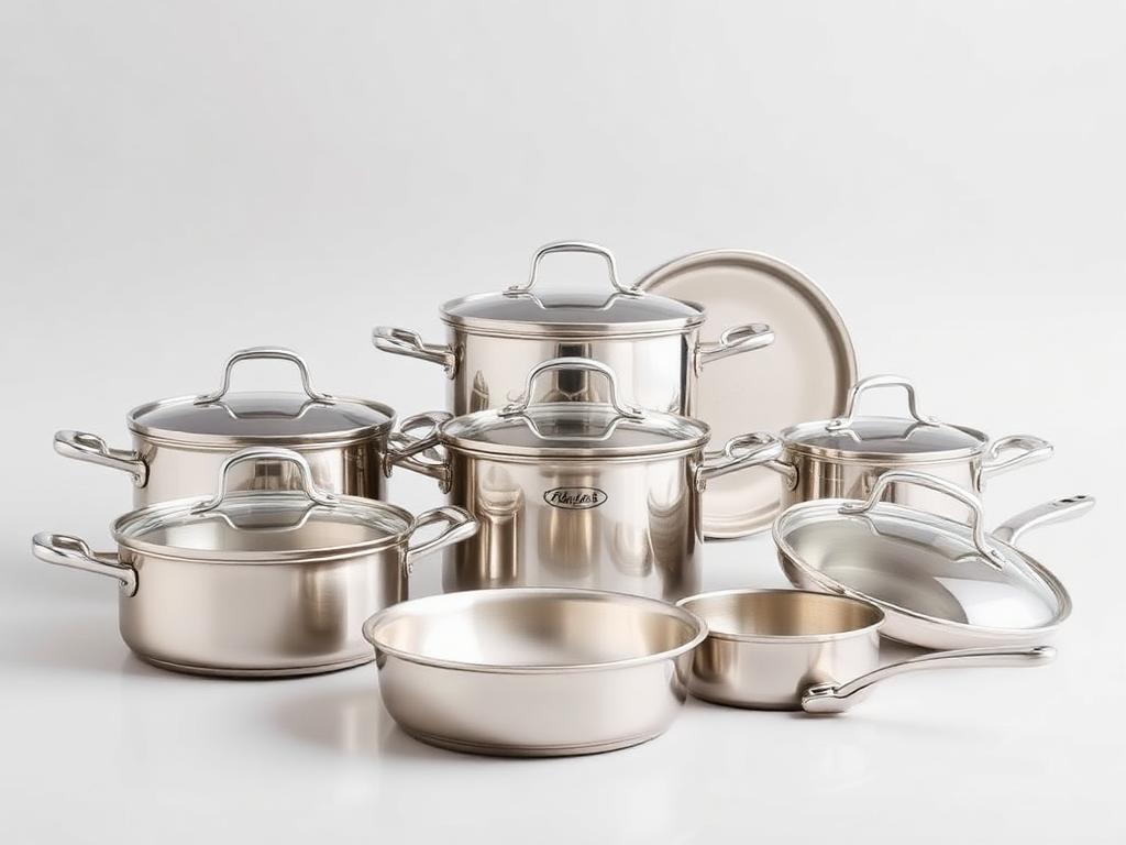 Stainless Steel Cookware Set (12 pcs)